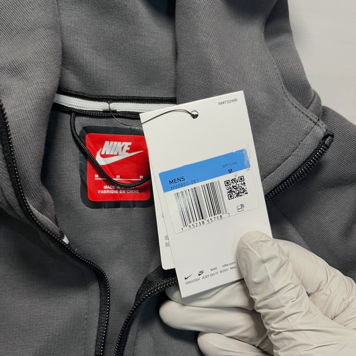 Swoosh anthracite tracksuit